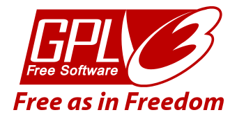 The GNU General Public License v3 logo.